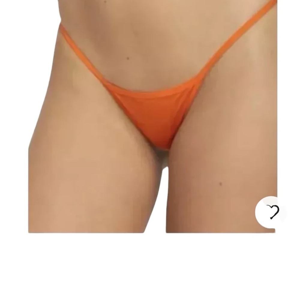 Frederick’s of Hollywood orange g-string